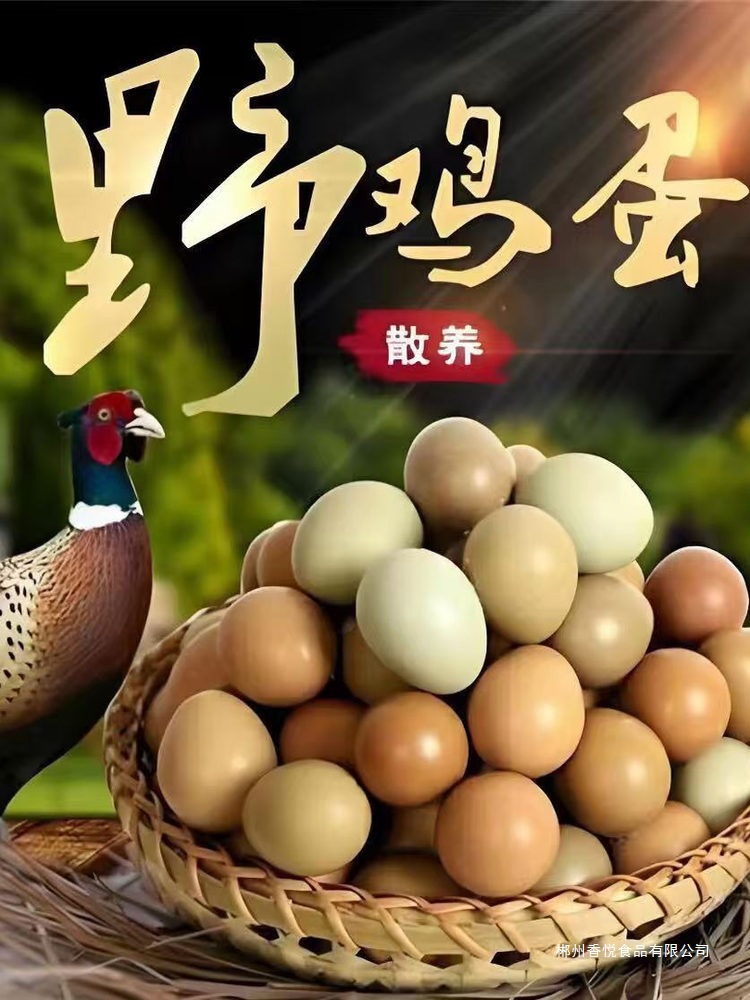 天然土鲜福七彩山鸡蛋新鲜宝宝辅食农家杂粮天然散养土鸡蛋野鸡蛋