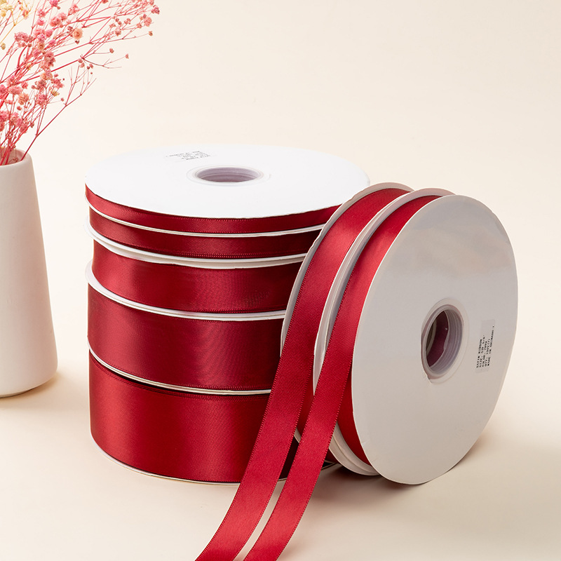 Año Nuevo cinta roja arco accesorios decoración flores ramo de flores regalo embalaje correa de Navidad