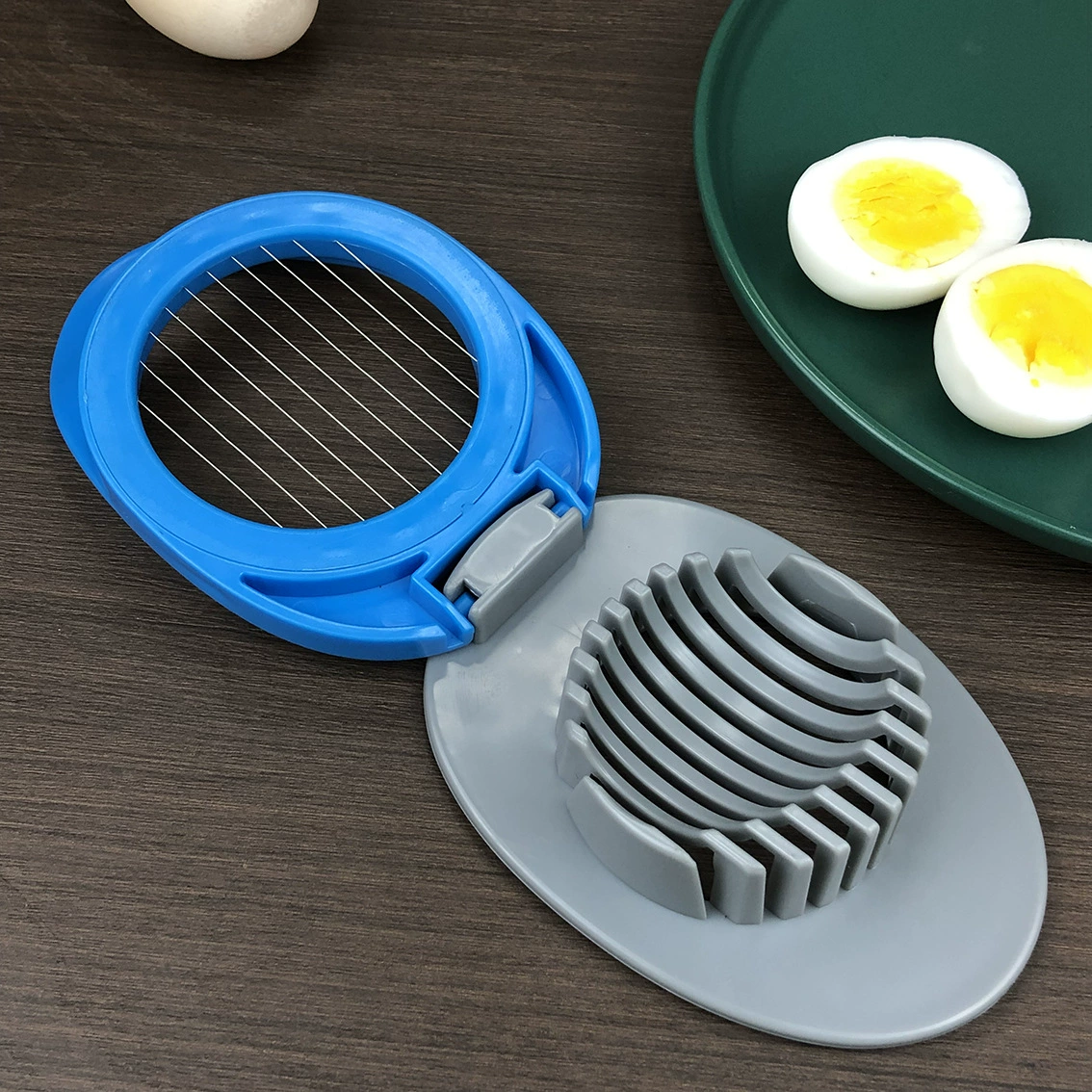 Пластиковая яйцез Cutter Egg slicer Egger многофункциональная нарезка Ferry Egg Divaley Kitchen Miscellaneous Miscelona