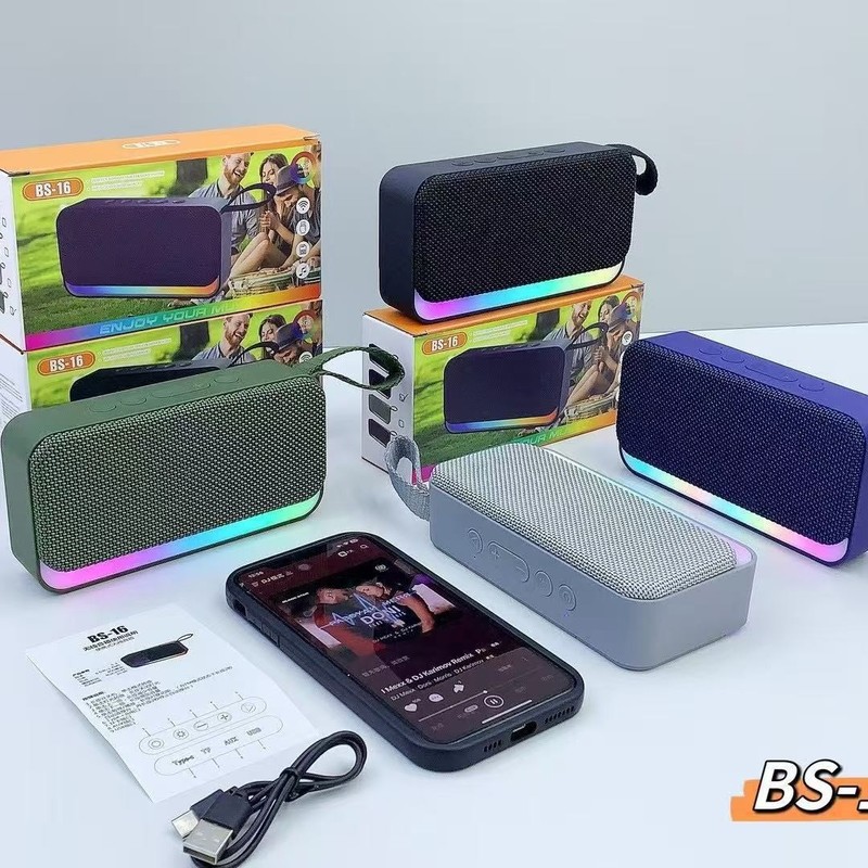 2025新款BS16蓝牙音箱低音炮手提桌面音响户外便携式蓝牙小音响|undefined