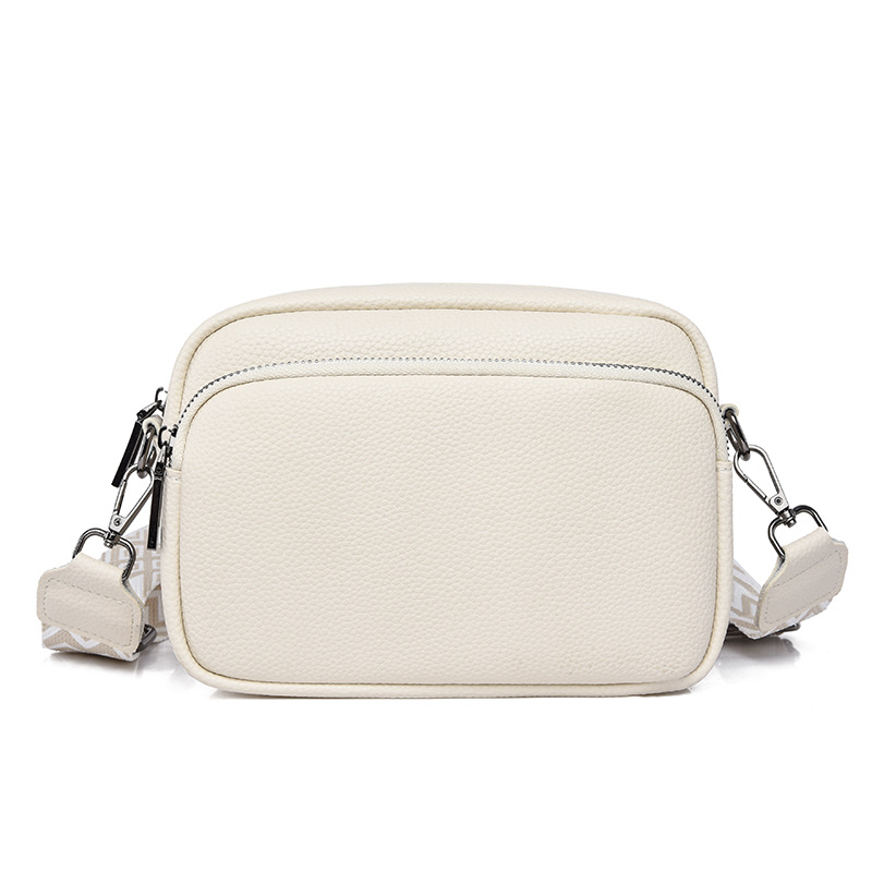 DENK Cross-border Genuine Leather Women's Bag 2025 New Trendy Fashion Niche Shoulder Crossbody Bag Top Grain Cowhide Small Square Bag - Thumbnail 5