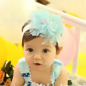 Korean style children's hairbands and hair accessories, baby headbands, lace bows, girls' hair accessories, headbands, trendy children's hairbands
