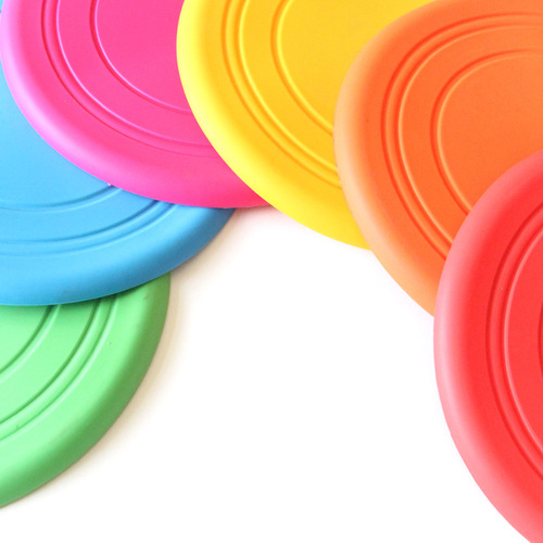 Amazon Dog Frisbee Golden Ruffled Shepherd Dog Training Pet Toy Bite-Resistant Soft Rubber Flying Saucer Floatable