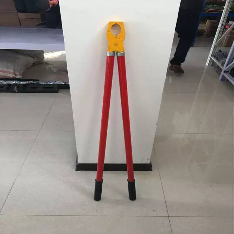 Electrical safety insulated tong pliers 10KV handheld jaw clamp power construction lightweight protective pliers