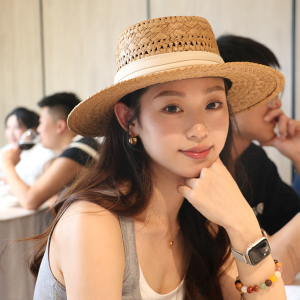 Retro summer sun hat