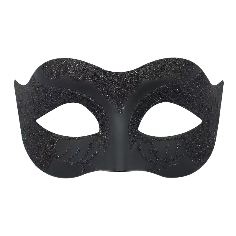 Máscara pintada veneciana de alta gama de venta caliente transfronteriza Máscara de plástico de media cara para hombres y mujeres Máscara de fiesta de Halloween