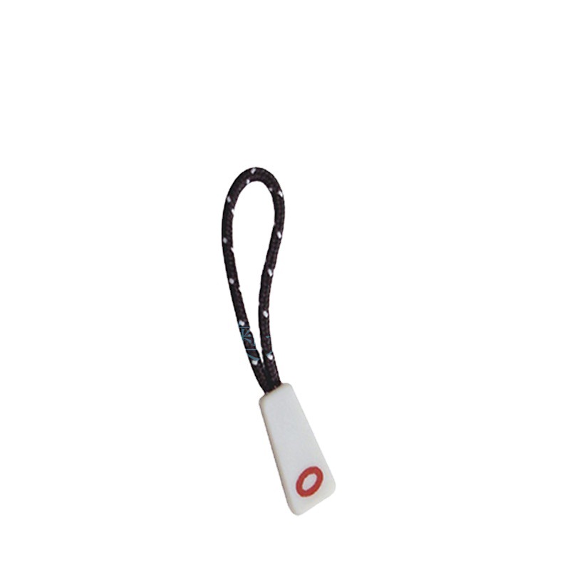 白色拉尾夹 义乌厂家直销环保塑料白色拉尾夹 服饰箱包扣具