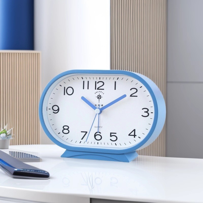 Polaris Silent Alarm Clock Student-Specific Desktop Clock Simple Home Ornaments Table Clock Elderly Large Font Clock
