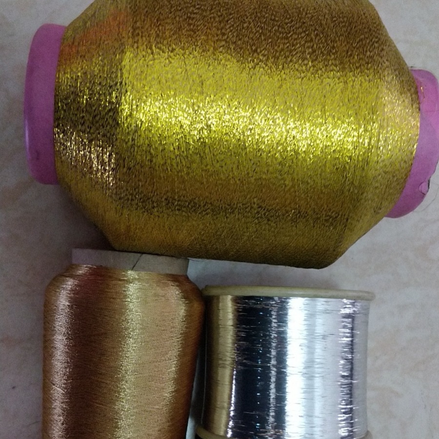 锡色金属线七彩白色梦幻光泽亮丽线红铜色玫瑰金线浅棕色金属线