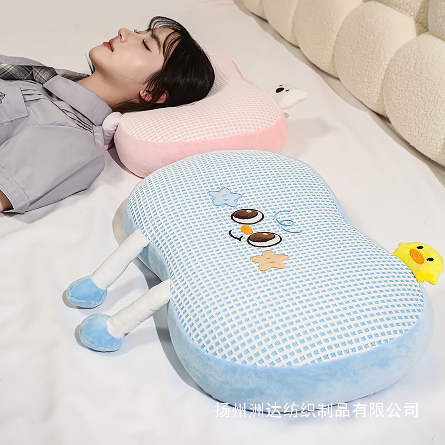 Verano almohada de algodón de memoria de seda de hielo para proteger la columna cervical para dormir dormitorio de estudiantes pequeños núcleos de almohada caseros almohada de siesta almohada abdominal