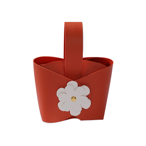 New Style Wedding Gift Box Leather Bag Candy Box Candy Gift Bag Box Gift Handout Box Candy Bag