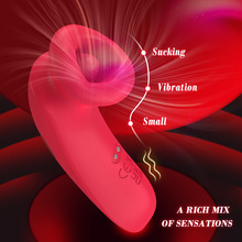 新品情趣用品女用吸吮舌舔按摩自慰器舔阴吸乳液态硅胶成人震动器