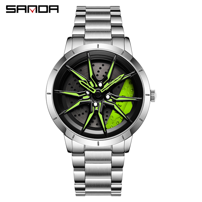 1089 스틸 벨트 실버 그린