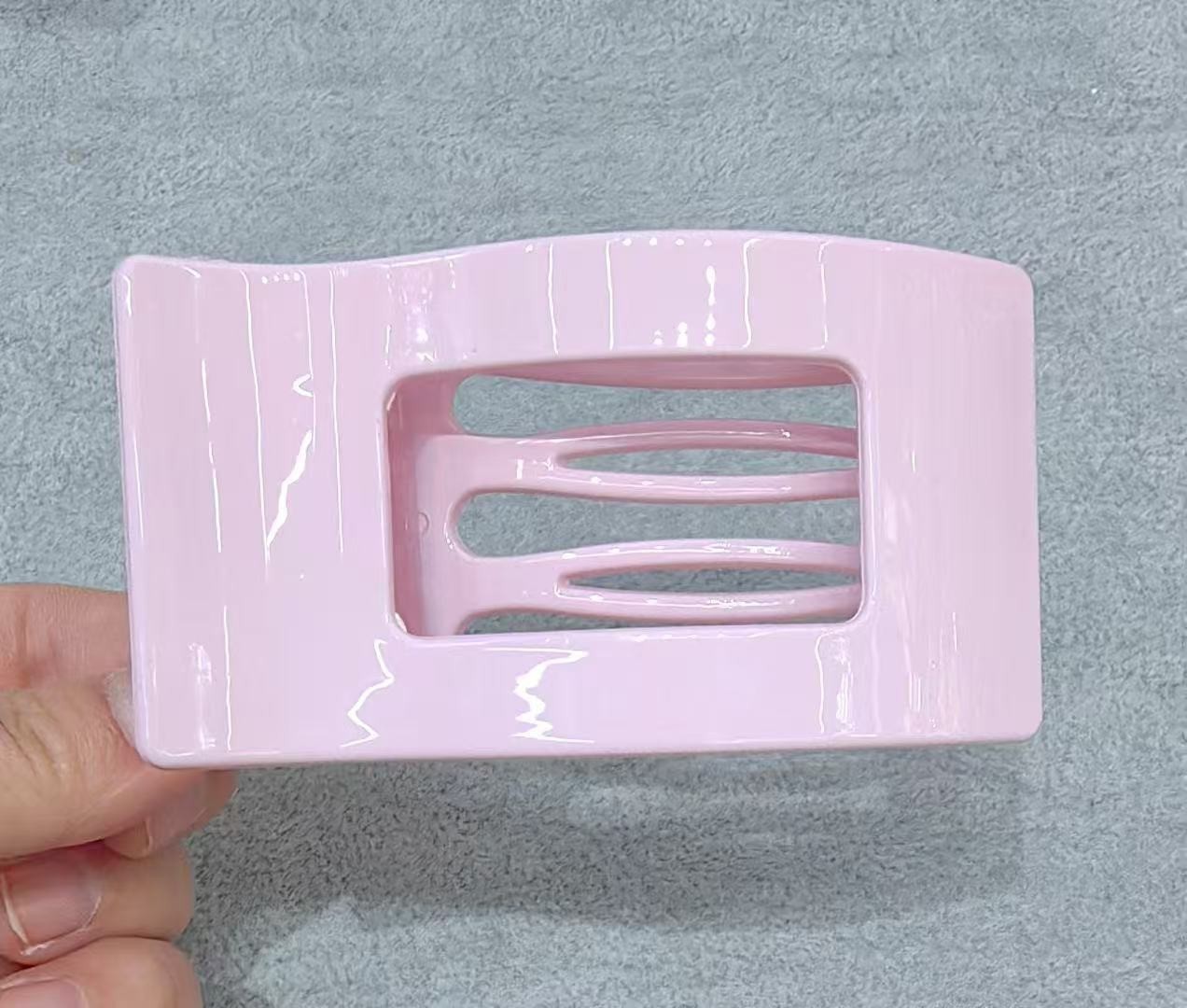 사각 글로시 핑크