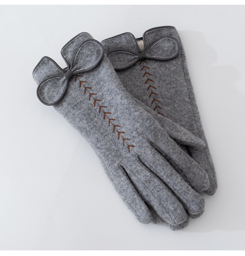 Basic, Simple Style Style Women's Basic Lady Simple Style Solid Color Gloves 1 Set