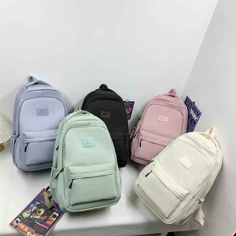外贸双肩包2023新款中小学生背包韩版简约原宿书包网红爆款批发