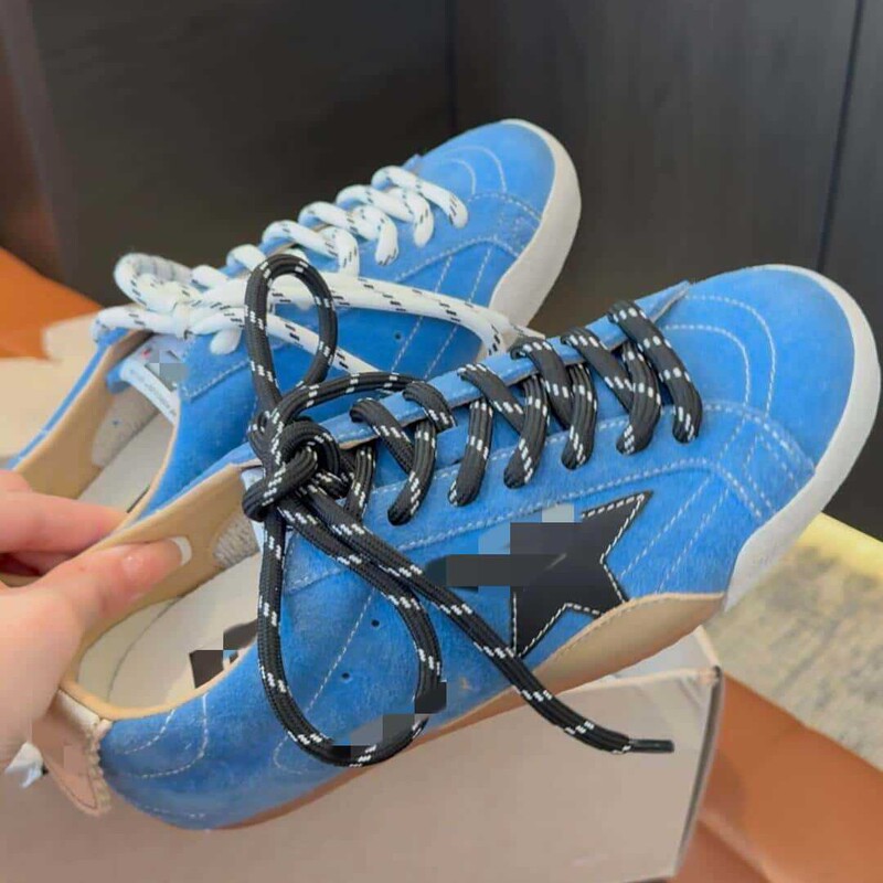 Cross-Border Ggdb Distressed Star Shoes for Men and Women, Vintage Casual Sequin Sneakers, White Sneakers, German Training Shoes