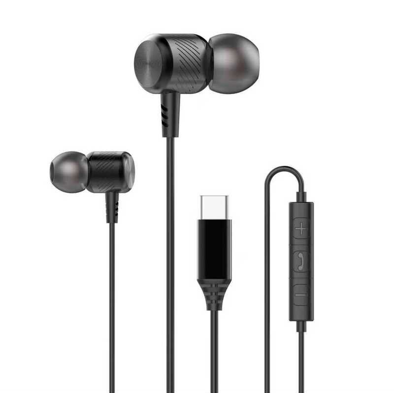 Type-c音楽有線イヤホン多機種互換高音質イヤホン携帯電話k歌耳麦調節付き|undefined