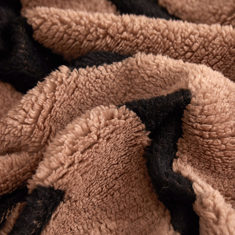 Comercio exterior transfronterizo zebra manta catiónica mantas cálidas mantas de lana mantas de una sola capa mantas de sofá mantas de dormir mantas de aire acondicionado mantas de dormir