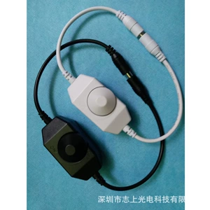 12vled Line No Ручка для полюса контроллер светодиодный яркость легкий дерьмо регулятор DC Male Mother -In -Law Liming Line