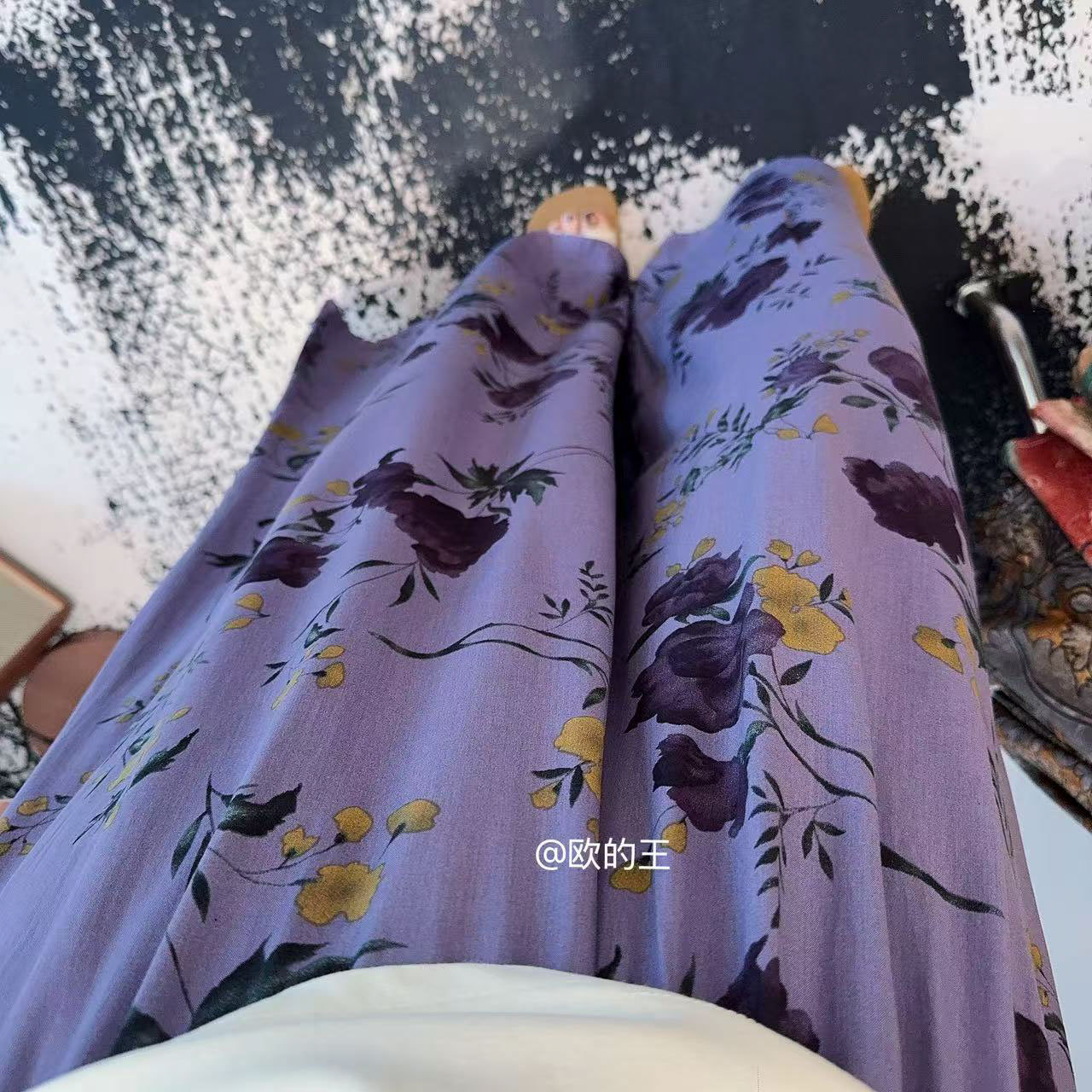 [Algodón] mujer verano 2024 cintura alta versátil retrógrada delgada una falda de busto