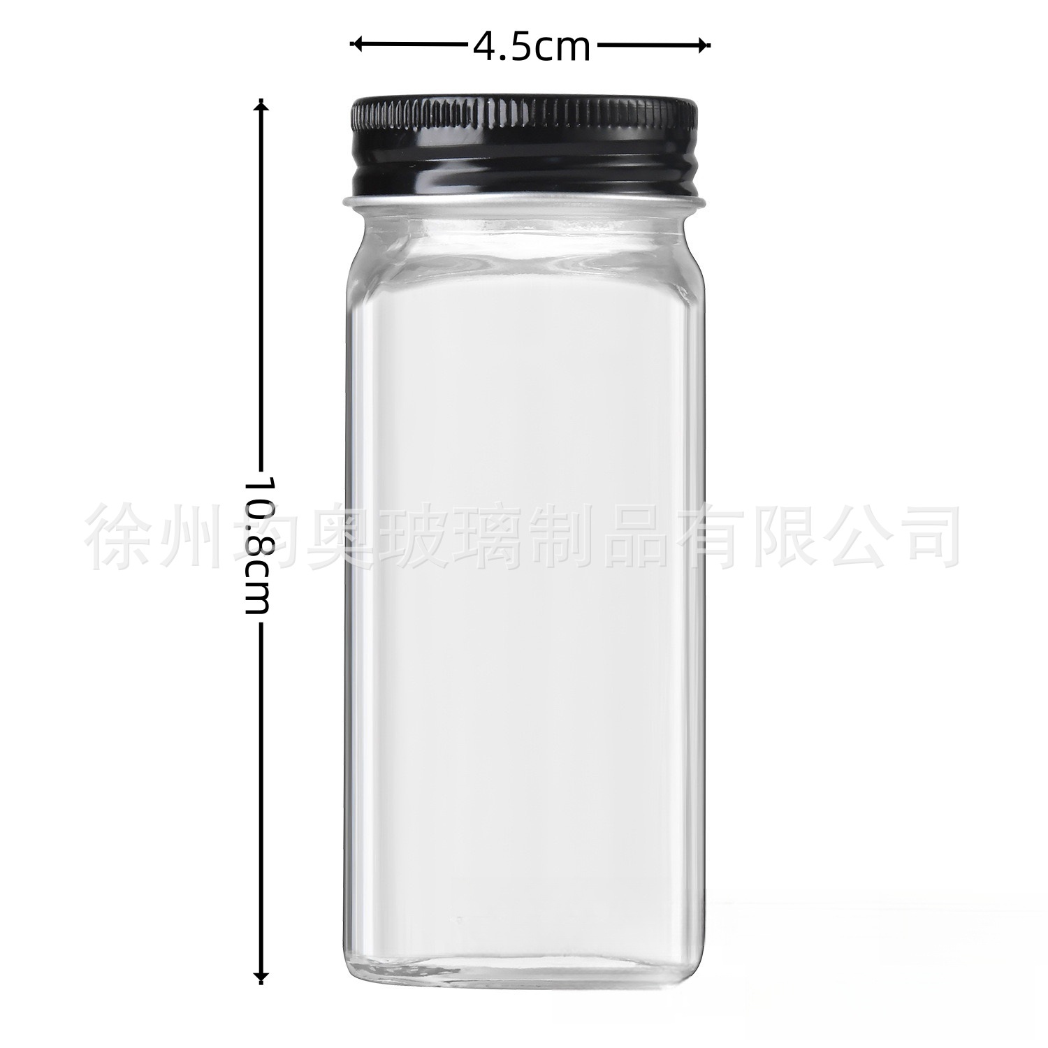 Juego de frascos de condimentos de vidrio con tapa de madera de bambú o acacia, elegante set de cocina