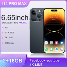 Smartphone i14 pro max 6.65inch13MP Android6system2RAM 16ROM