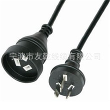 澳大利亚透明医院级电源线作为 NZ 3 针电源插头以清除 IEC C13