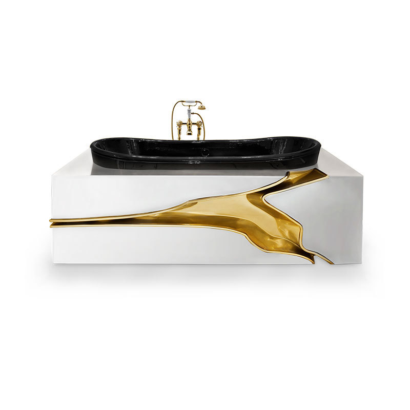 Portuguese Classy Art Freestanding Bathtub Small Apartment Accessible Luxury Designer House Bathroom Adult Bathtub