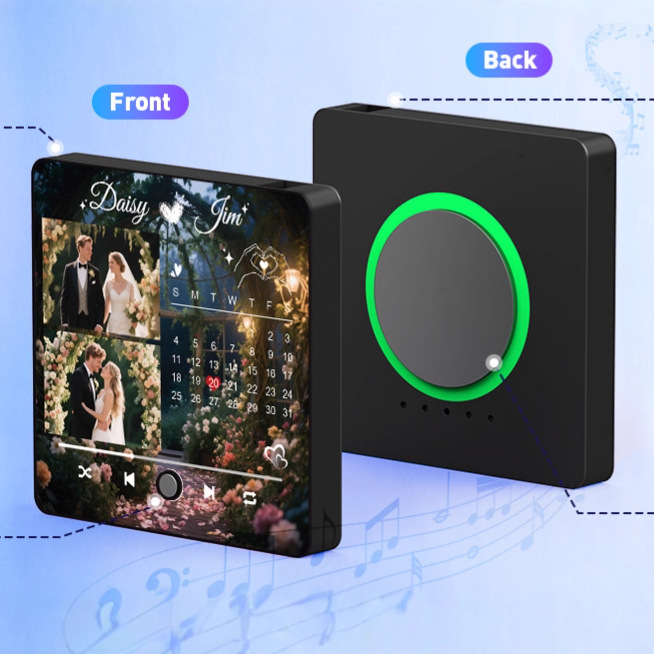 Fabricación de un refrigerador con cajas de música Bluetooth Customized Music Fridge Magnet Regalos transfronterizos