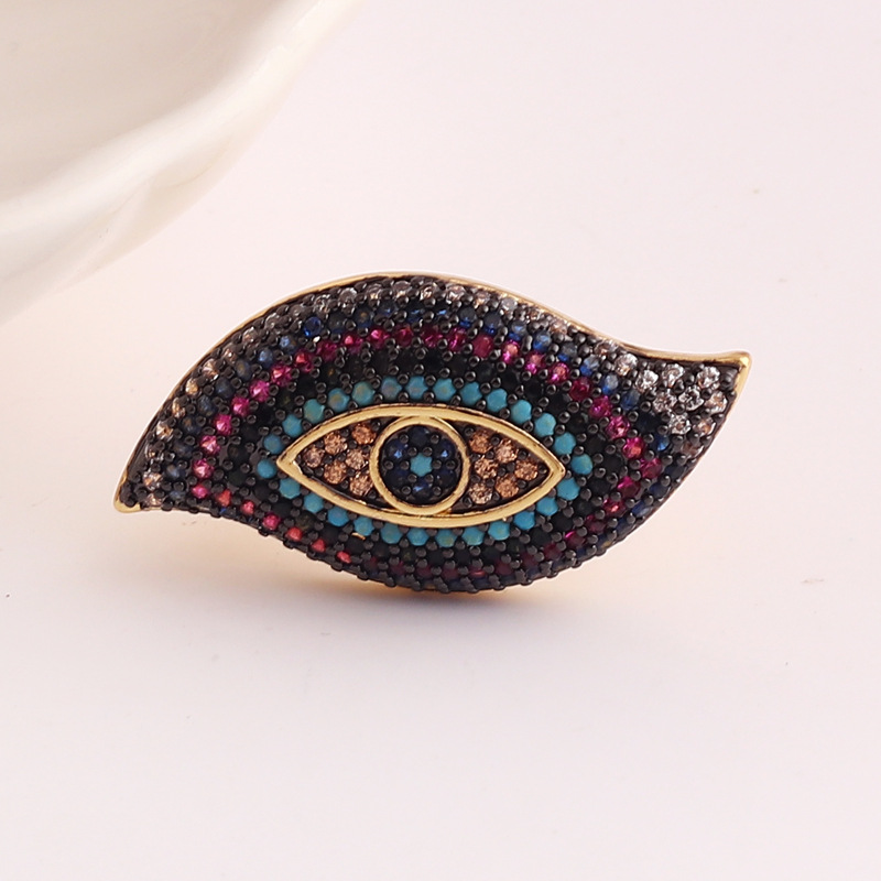 INS Style Geometric Copper Plating Rings 1 Piece