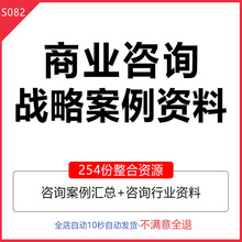 方案诊断汇总商业战略战略规划报告管理案例公司咨询咨询案例合作