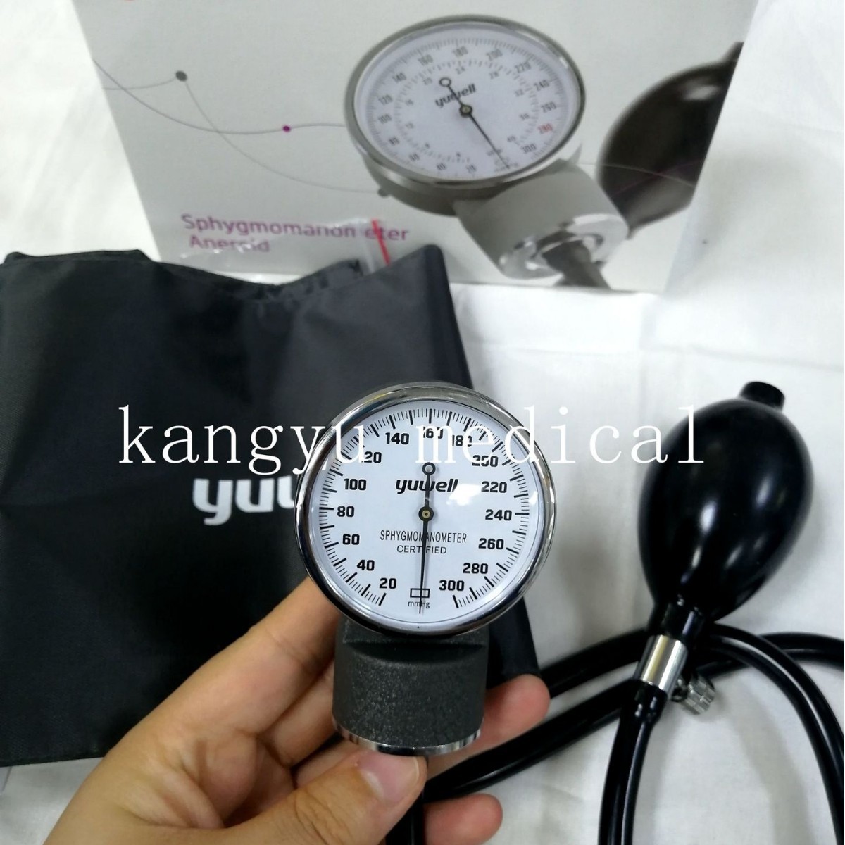 仅供外贸出口英文版yuwell鱼跃血压表血压计鱼跃听诊器手动血压计