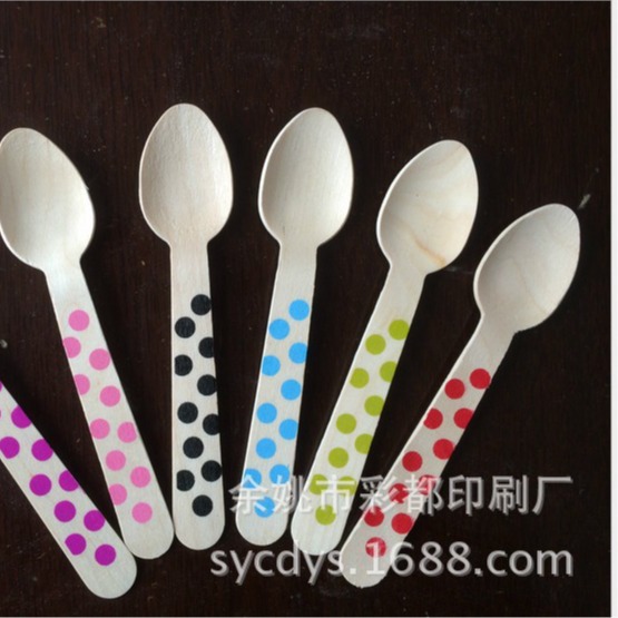 厂家供应木勺丝印加工logo丝印印刷加工