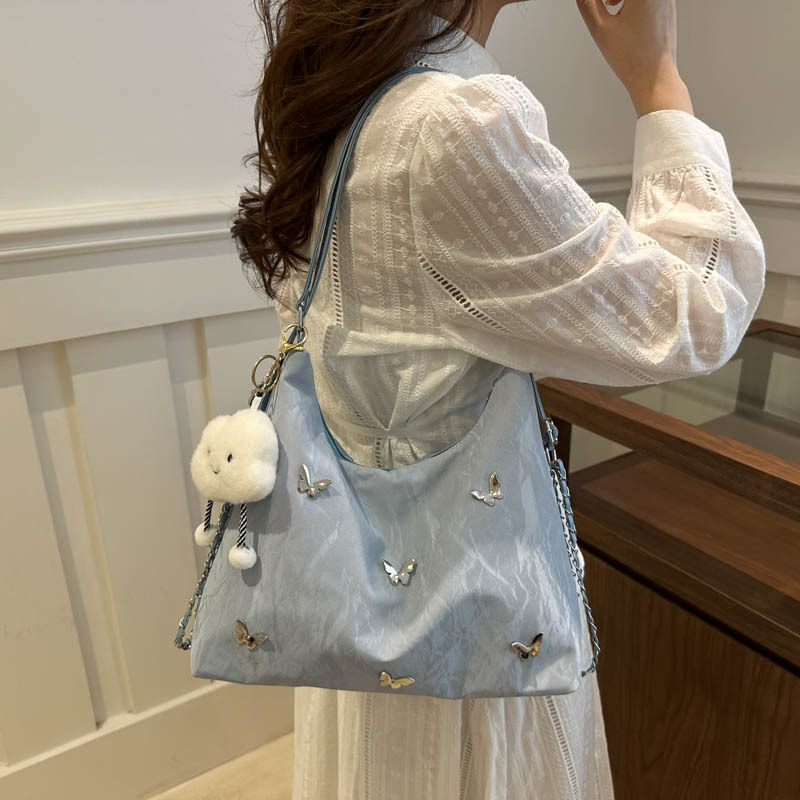 Bolsas de gran capacidad para mujeres 2024 nuevo verano de alto nivel nicho nicho viaje tote de hombro mochila de hombro