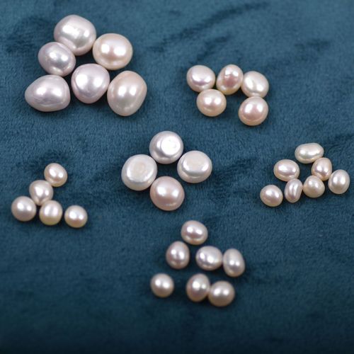 Baroque Abalone High Quality 4-10mm Strong Light Double Surface Shiny Bead Natural Freshwater Pearl Loose Bead Wholesale