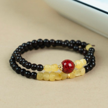 批发印度小叶紫檀diy手串男女同款休闲百搭时尚木质文玩佛珠手串