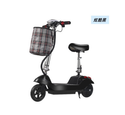 Electric Dolphin Portable Folding Electric Bike Mini Bicycle Small Electric Vehicle Women's Mobility Scooter Lightweight Battery-Powered Vehicle
