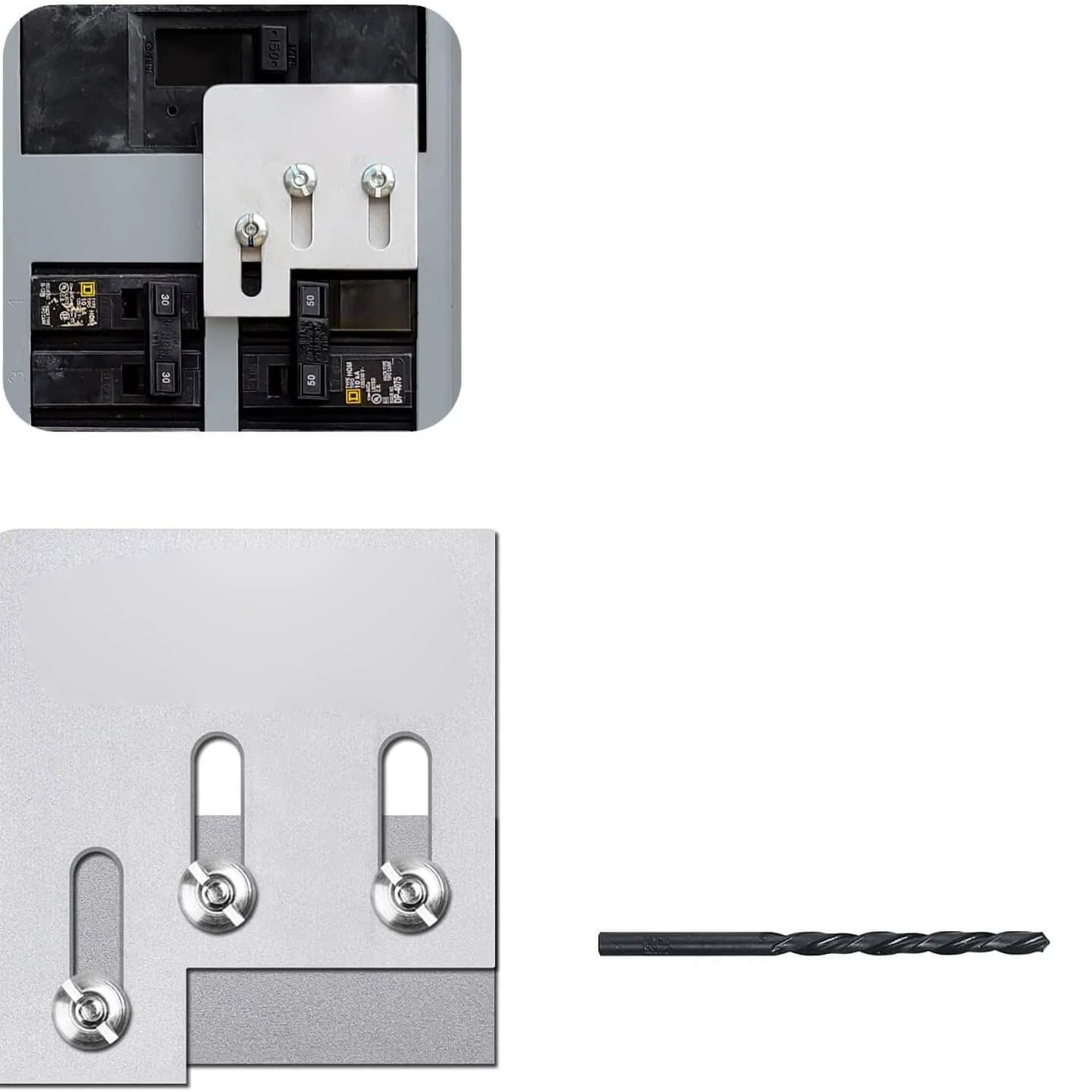 Комплект блокировки генератора, совместимый с лицевой панелью Square D QO или Homeline 150 или 200 ампер