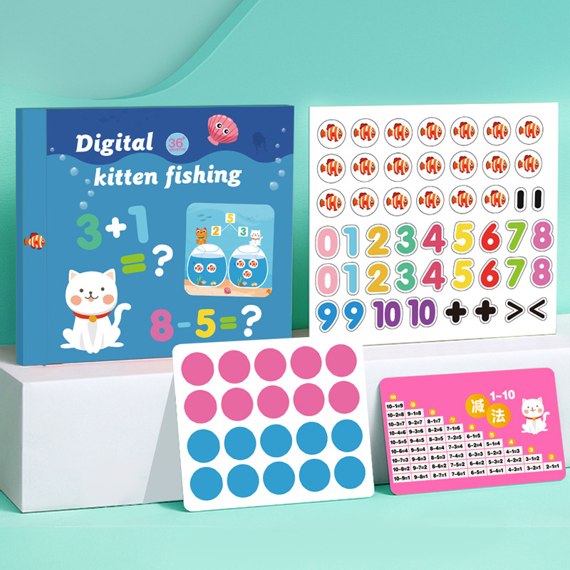 Kindergarten matemáticas adición y resta enseñanza ayudas artefacto diez array iluminación digital juguetes de descomposición aritmética para niños dentro de 20