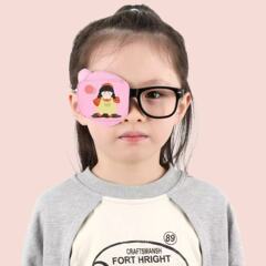子供の弱視単眼眼帯、大人の術後カバー、視力トレーニング、斜視矯正、遠視、綿眼鏡セット