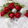 Realistic props for St. Valentine's Day, decorations, roses