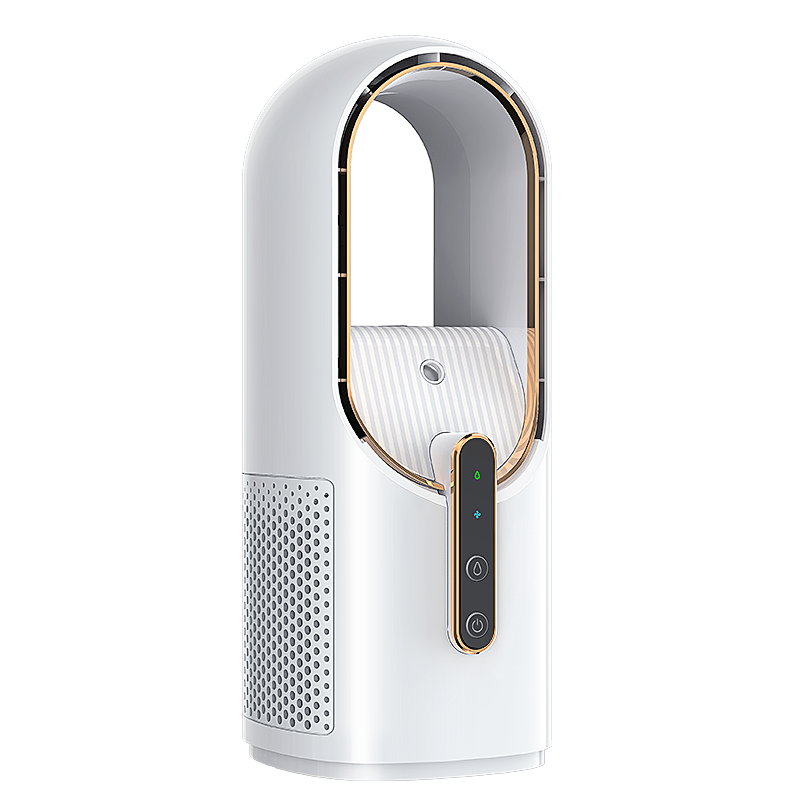 Purificación de aire sin aspas ventilador spray humidificación refrigeración escritorio portátil USB Casa de carga pequeño ventilador
