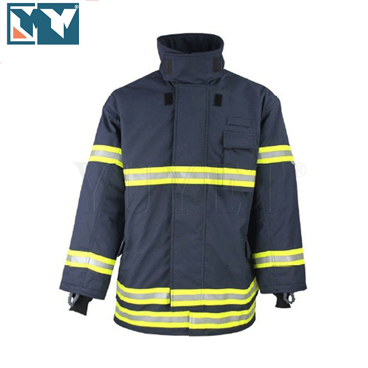 厂家供货芳纶阻燃迷彩服防火消防员隔热战斗背带工作服防水