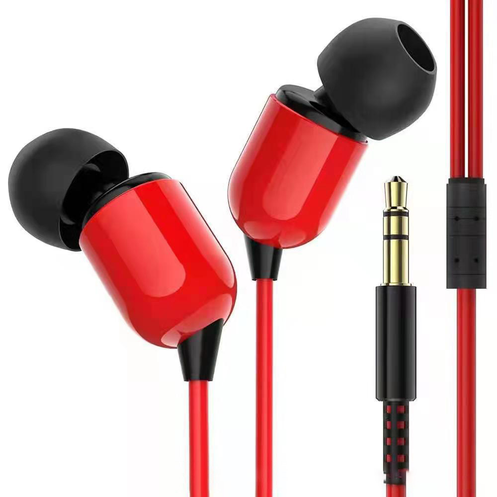 3 m long line live monitor headset in-ear wired 3 m mobile phone computer sound card earplug for mobile phone
