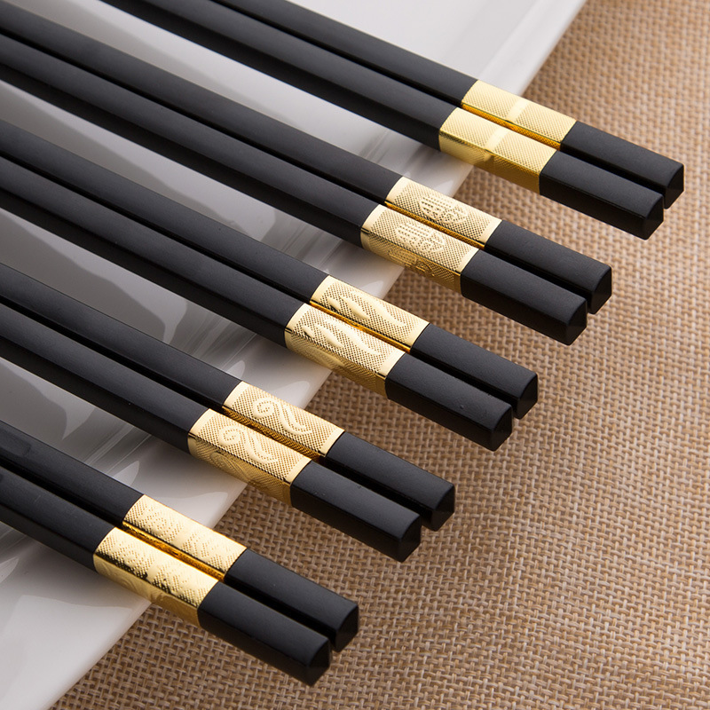 Special Chopsticks for Hotels and Restaurants, Antibacterial, High Temperature Resistant, Anti-Slip Design, Odorless Gift Box, Commercial High-End Hot Pot Chopsticks