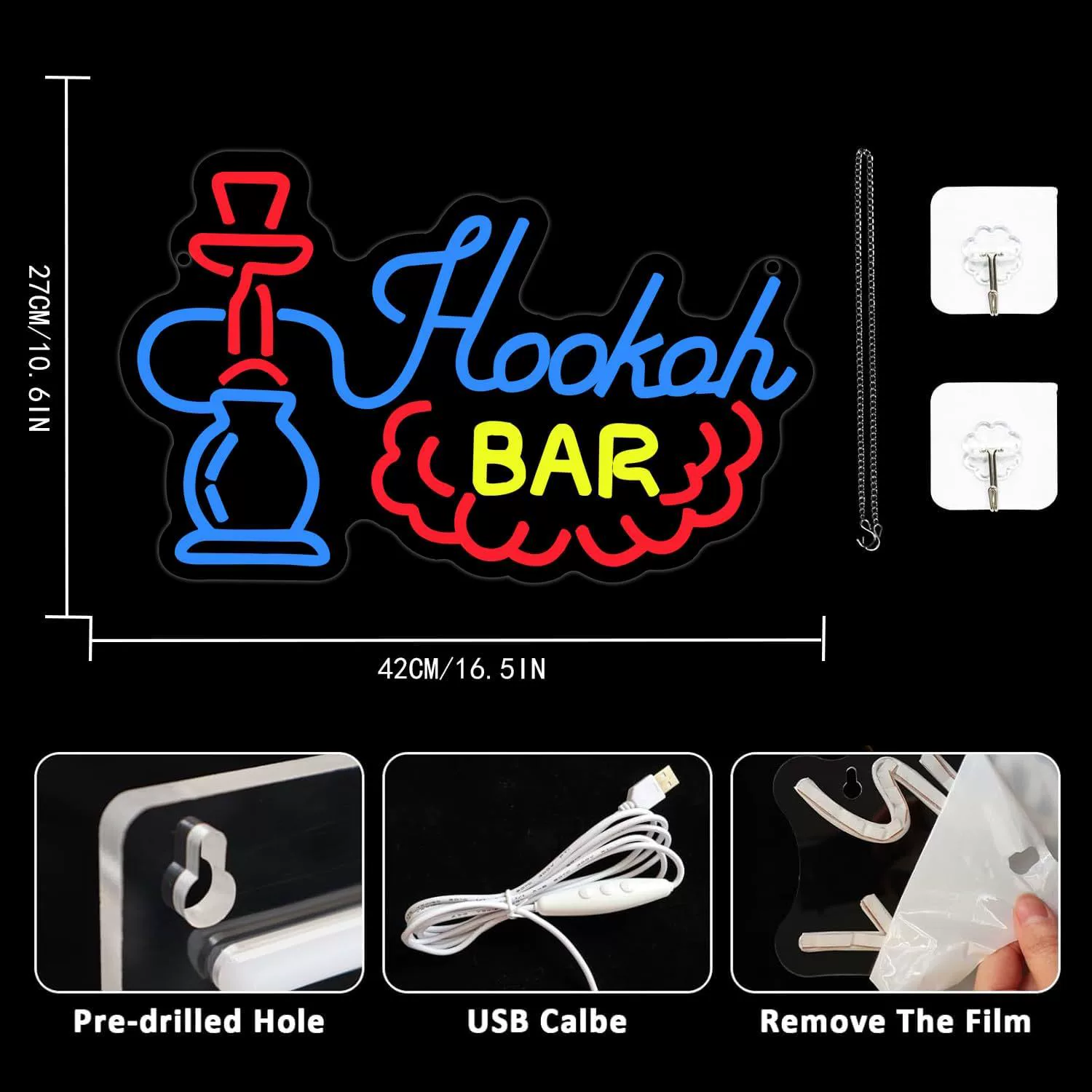 Кальянный магазин неоновые огни неоновые вывески Led неоновые огни неоновые огни для рекламы и декора