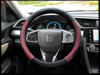 Super Feel Handlebar Cover Physical – Steering wheel cover - black-wine-red-38cm