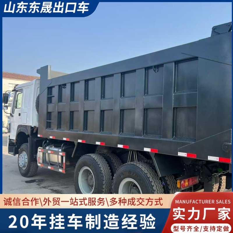 Export Howo Dump Truck 371 Horsepower 6X4 Soil Dump Transport Vehicle, Can Be Converted to Right-Hand Drive Truck