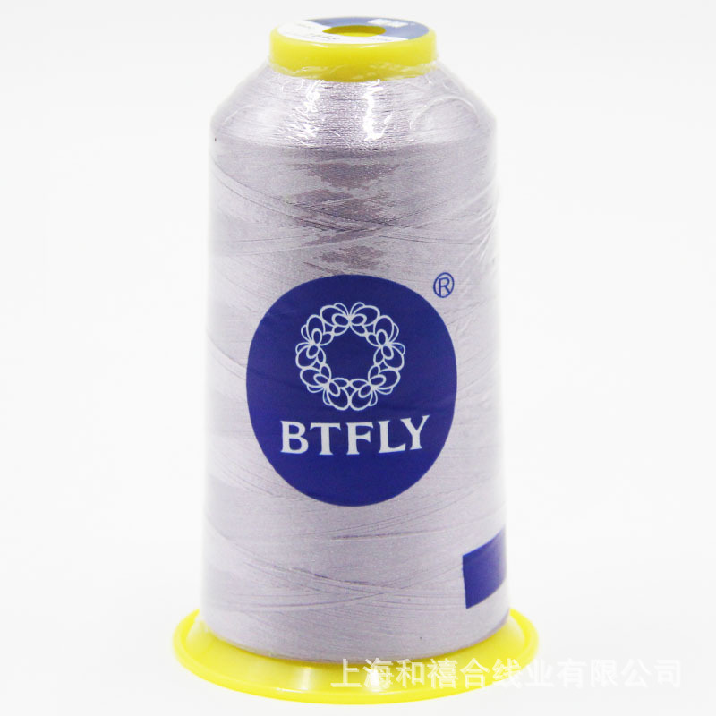 Mariposa marca hilo de bordado 108D / 2 hilo de bordado de poliéster de alta temperatura no desvanecerse calidad ecológica resistente al lavado brillante